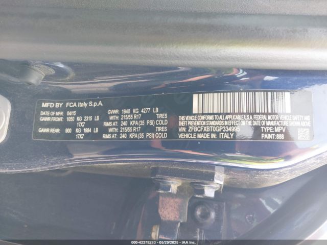 2016 FIAT 500X ZFBCFXBT9GP334995 Photo 8