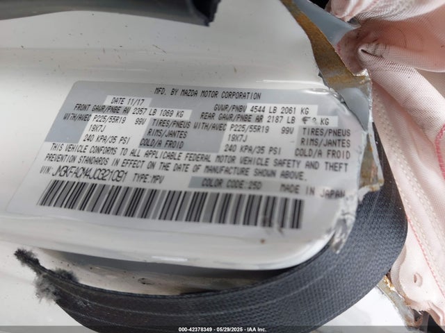 Mazda py cylinder deactivation 2018 JM3KFACM4J0321091 Image 9