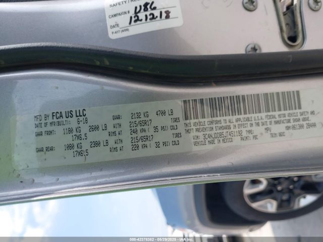 3C4NJDDB5JT451192 Jeep Compass Trailhawk 4x4