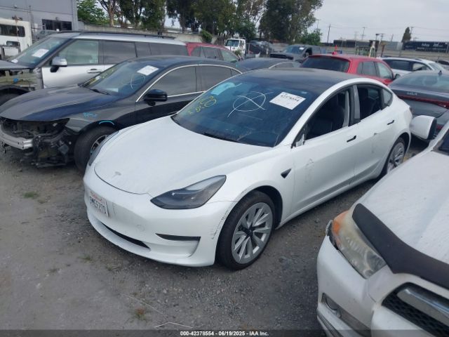 2022 TESLA MODEL 3 5YJ3E1EA3NF142759 Photo 1