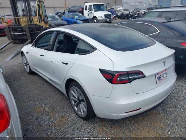 2022 TESLA MODEL 3 5YJ3E1EA3NF142759 Photo 2