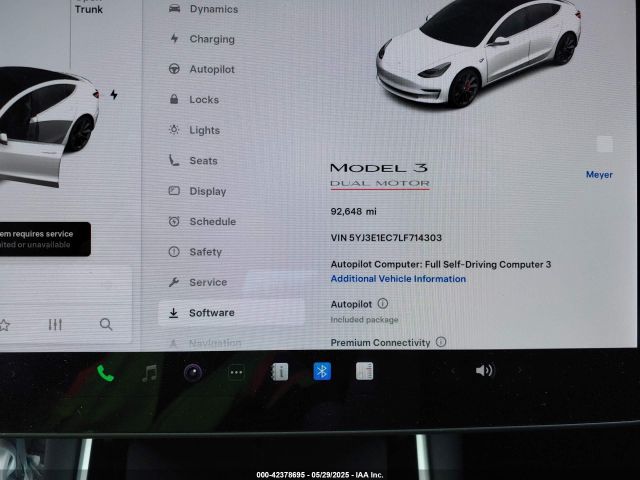 2020 TESLA MODEL 3 5YJ3E1EC7LF714303 Photo 6