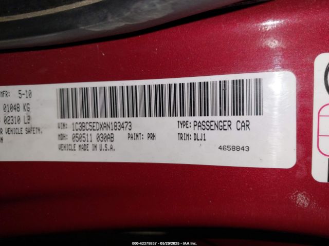 2010 CHRYSLER SEBRING 1C3BC5EDXAN183473 Photo 8