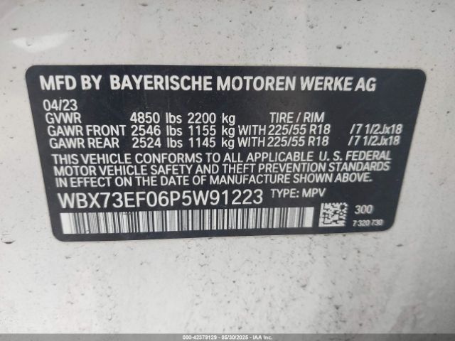 2023 BMW X1 WBX73EF06P5W91223 Photo 8