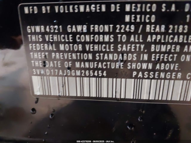 3VWD17AJ9GM265454 Volkswagen 1.8t