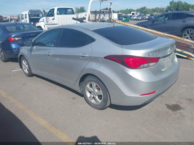 KMHDH4AE7FU362447 Hyundai ELANTRA SE
