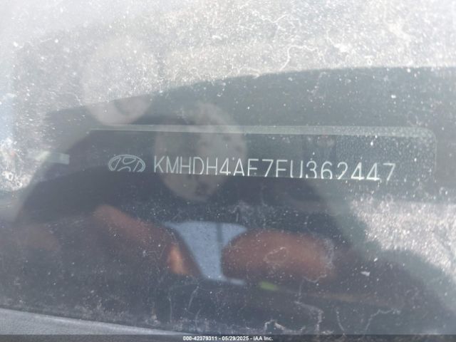 KMHDH4AE7FU362447 Hyundai ELANTRA SE