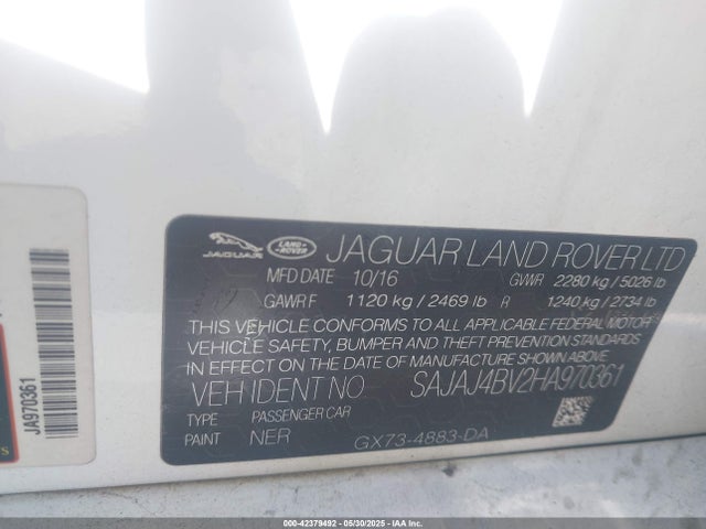 2017 JAGUAR XE SAJAJ4BV2HA970361 Photo 8