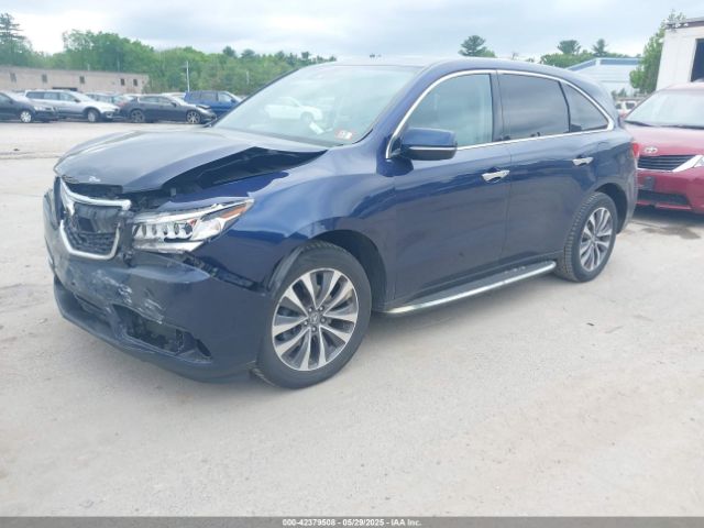 2016 ACURA MDX 5FRYD4H40GB025982 Photo 1