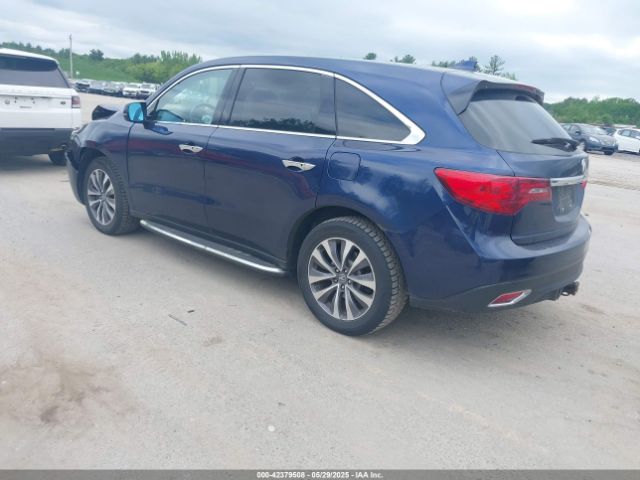 2016 ACURA MDX 5FRYD4H40GB025982 Photo 2