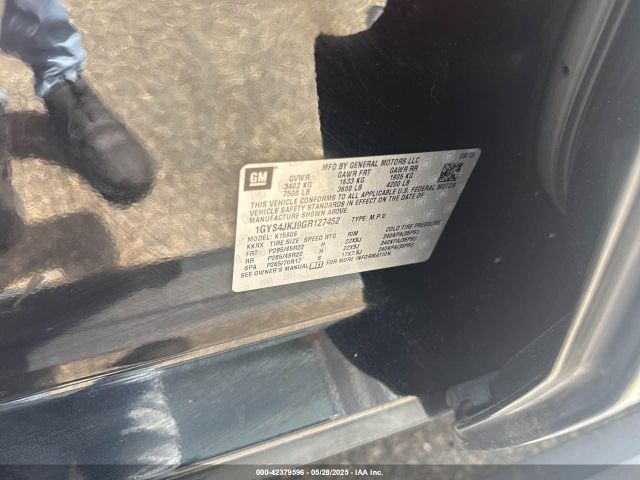 1GYS4JKJ9GR127452 Cadillac Escalade Esv Premium