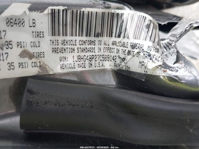 2007 JEEP COMMANDER 1J8HG48P27C589142 Photo 8