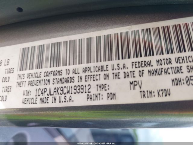 2012 JEEP LIBERTY 1C4PJLAK9CW193912 Photo 8