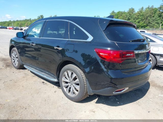 2014 ACURA MDX 5FRYD4H40EB036607 Photo 2