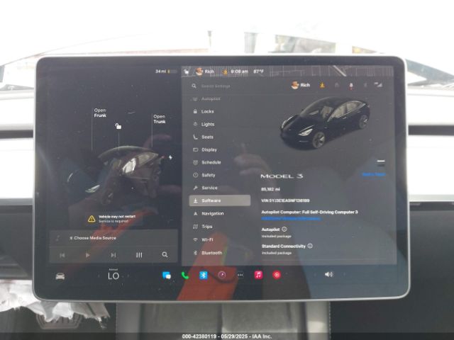 2022 TESLA MODEL 3 5YJ3E1EA5NF136199 Photo 6