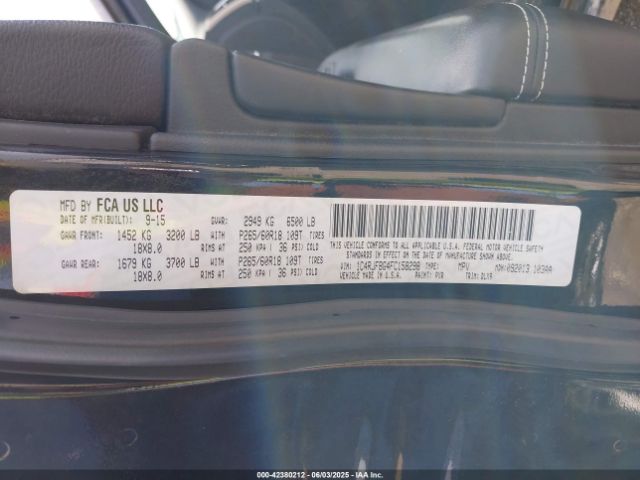 2015 JEEP GRAND CHEROKEE 1C4RJFBG4FC158298 Photo 8