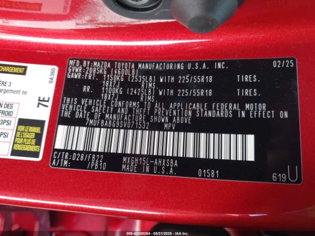2025 TOYOTA COROLLA CROSS HYBRID 7MUFBABG9SV071532 Photo 8