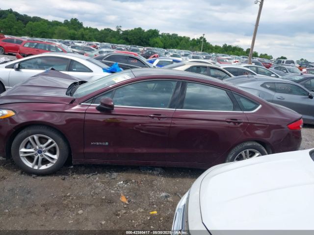 3FA6P0LU9JR153083 Ford Fusion Hybrid Se