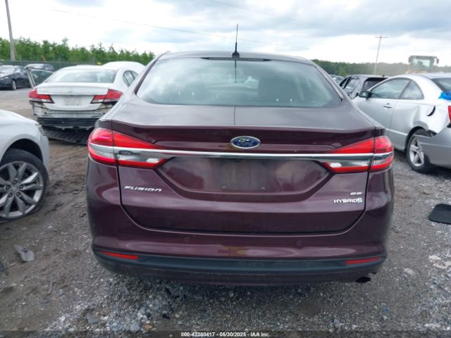 3FA6P0LU9JR153083 Ford Fusion Hybrid Se
