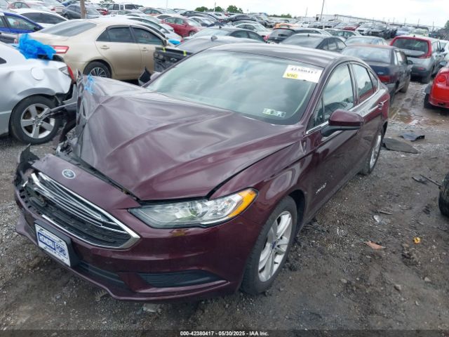 3FA6P0LU9JR153083 Ford Fusion Hybrid Se