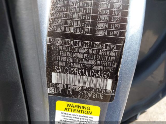 2018 LAND ROVER DISCOVERY SPORT SALCR2RX1JH754390 Photo 8