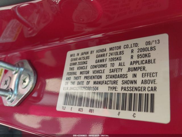 2014 ACURA TSX JH4CU2F62EC001504 Photo 8