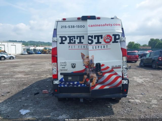 3C6TRVDG7KE561630 RAM Promaster 2500 High Roof 159 Wb