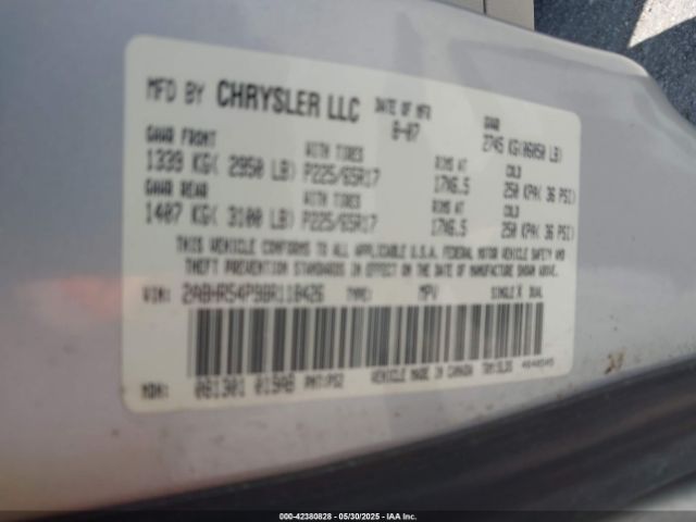 2008 CHRYSLER TOWN & COUNTRY 2A8HR54P98R118426 Photo 8