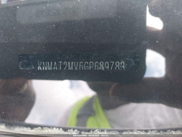 KNMAT2MV6GP689783 Nissan Rogue S/sl/sv