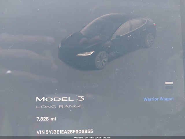 2025 TESLA MODEL 3 5YJ3E1EA2SF906855 Photo 6