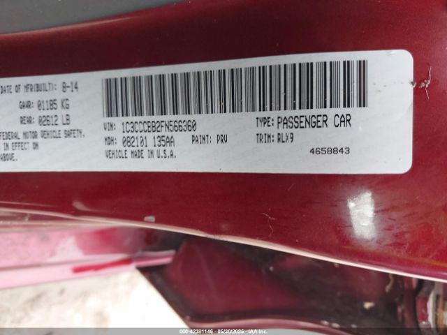 2015 CHRYSLER 200 1C3CCCBB2FN566360 Photo 8