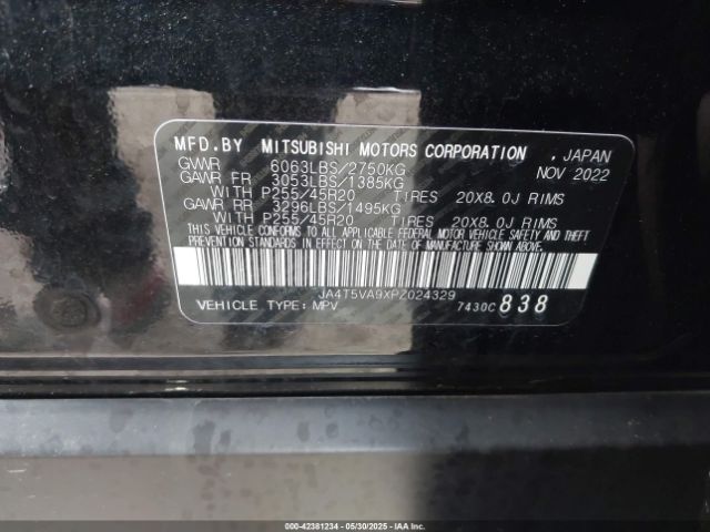 2023 MITSUBISHI OUTLANDER PHEV JA4T5VA9XPZ024329 Photo 8