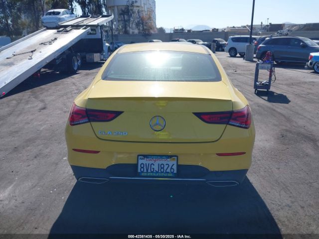W1K5J4GB7MN190119 Mercedes-Benz CLA 250