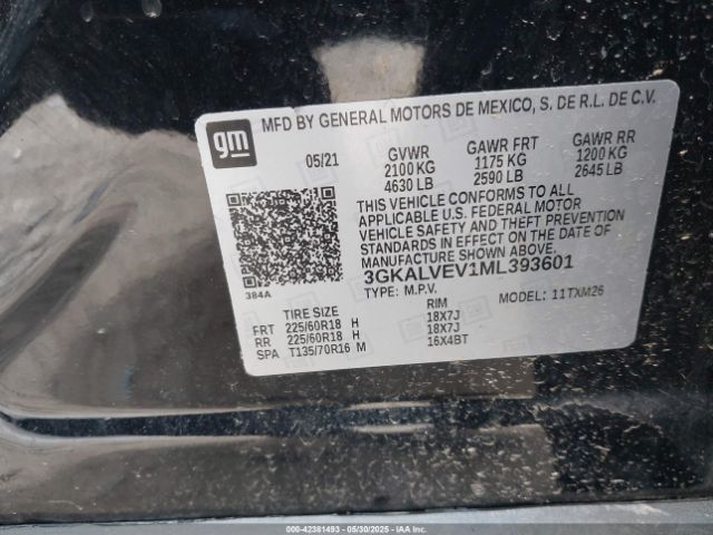 2021 GMC TERRAIN 3GKALVEV1ML393601 Photo 8