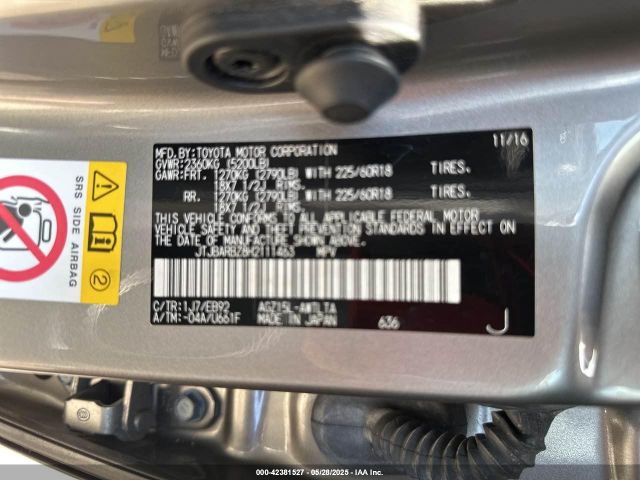 JTJBARBZ8H2111463 Lexus Nx 200t/base/f Sport