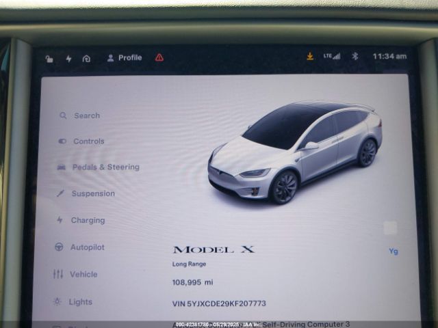 2019 TESLA MODEL X 5YJXCDE29KF207773 Photo 6