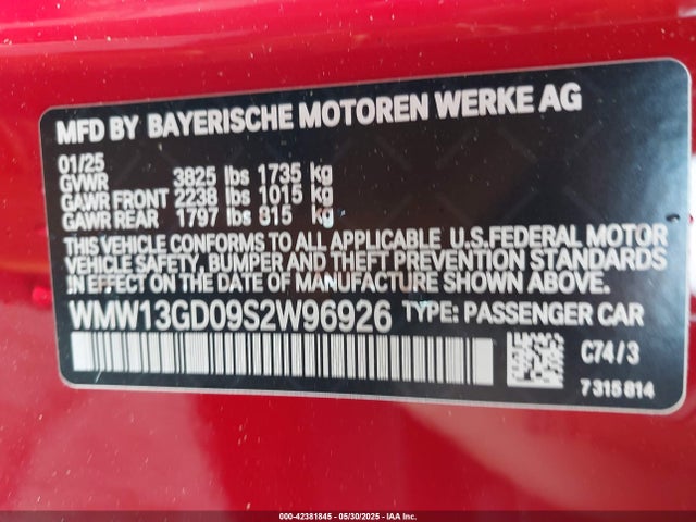 2025 MINI HARDTOP WMW13GD09S2W96926 Photo 8