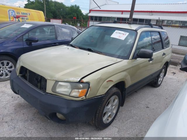 2003 SUBARU FORESTER JF1SG65623H754338 Photo 1