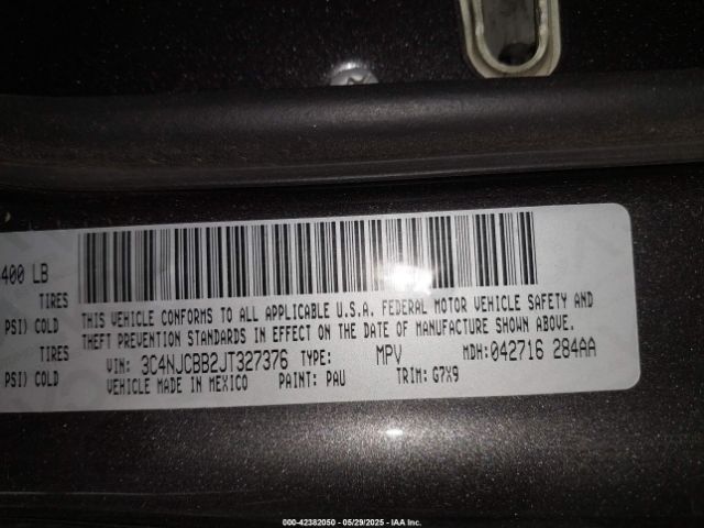 2018 JEEP COMPASS 3C4NJCBB2JT327376 Photo 8