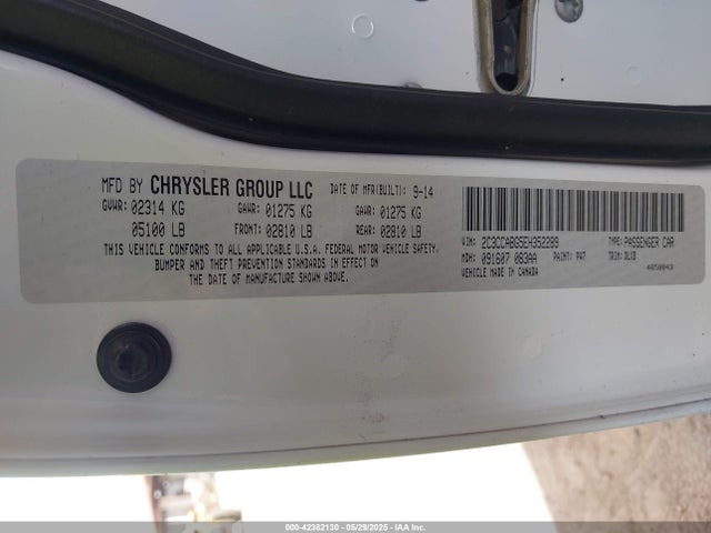 2C3CCABG5EH352289 Chrysler 300 300s
