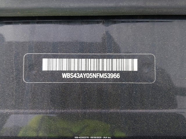 WBS43AY05NFM53966 BMW 2022