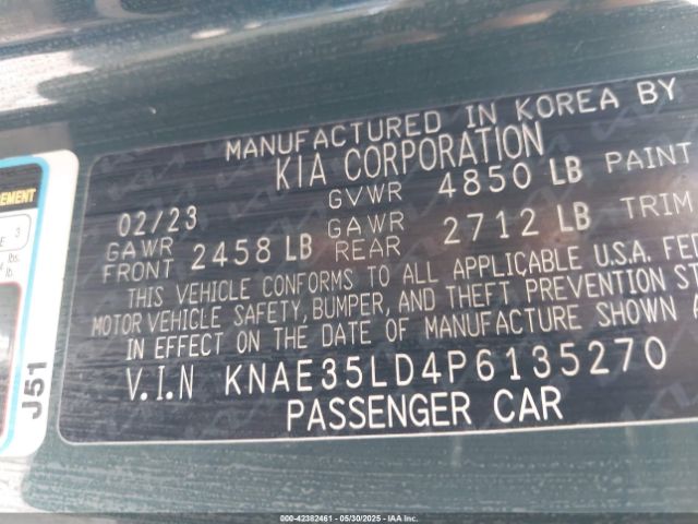 2023 KIA STINGER KNAE35LD4P6135270 Photo 8