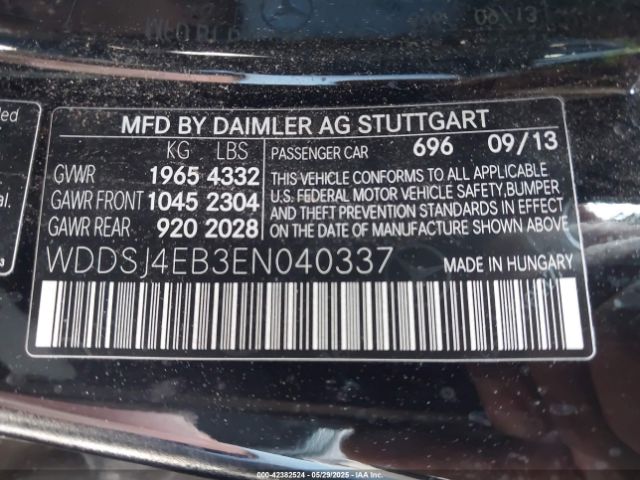2014 MERCEDES-BENZ CLA 250 WDDSJ4EB3EN040337 Photo 8