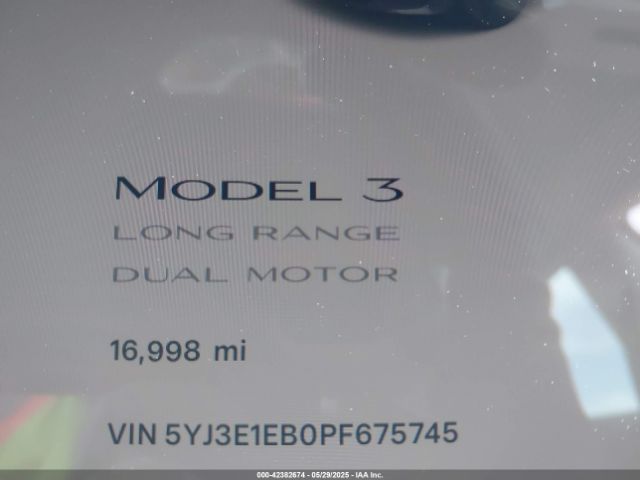 2023 TESLA MODEL 3 5YJ3E1EB0PF675745 Photo 6