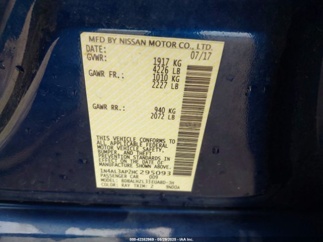 1N4AL3AP2HC295093 Nissan Altima