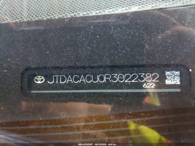 JTDACACU0R3022382 Toyota m20a-fxs