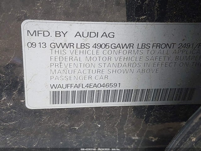2014 AUDI A4 WAUFFAFL4EA046591 Photo 8