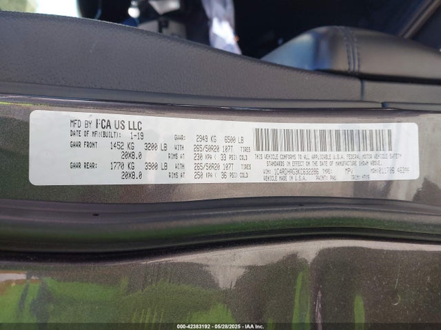 Dodge 2019 2019 1C4RDHAG3KC632286 Image 9