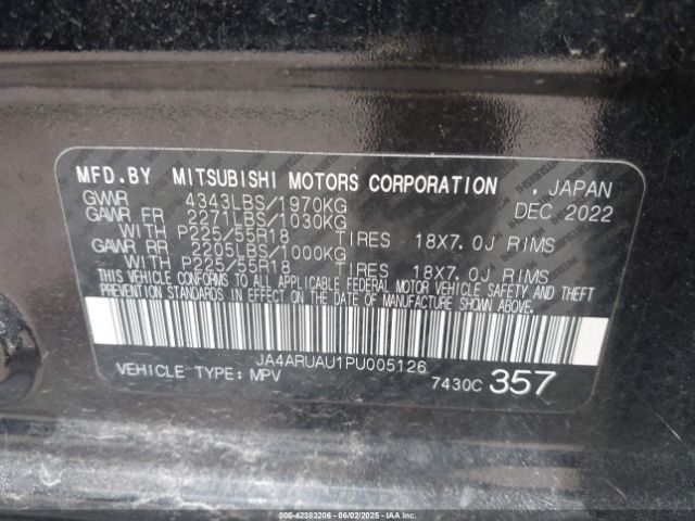 2023 MITSUBISHI OUTLANDER SPORT JA4ARUAU1PU005126 Photo 8