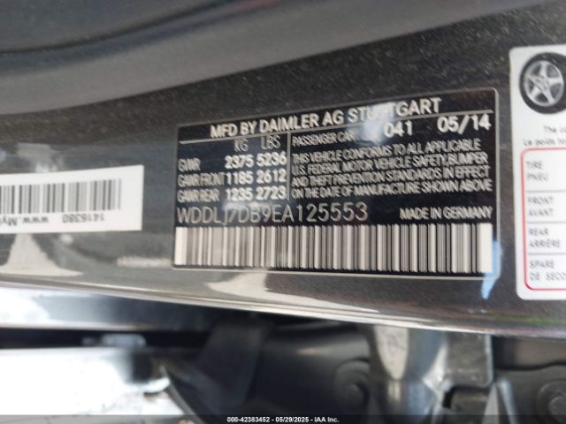 2014 MERCEDES-BENZ CLS 550 WDDLJ7DB9EA125553 Photo 8